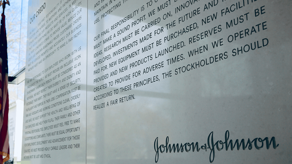 johnson & johnson “Our Credo”