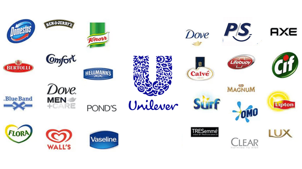 Thương hiệu Unilever và các nhãn hiệu của doanh nghiệp